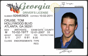 printable blank georgia drivers license template